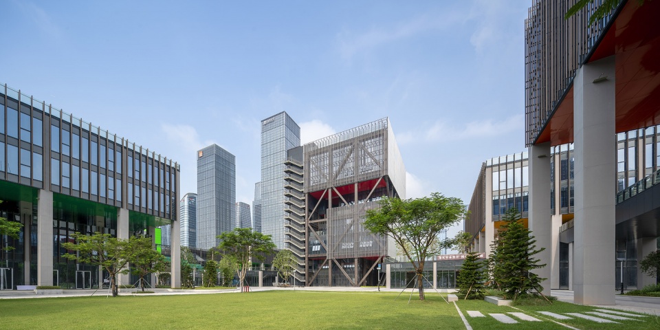 guangdong hong kong macao youth entrepreneurship zone phase 1 by huayi design consultants rogers stirk harbourpartners