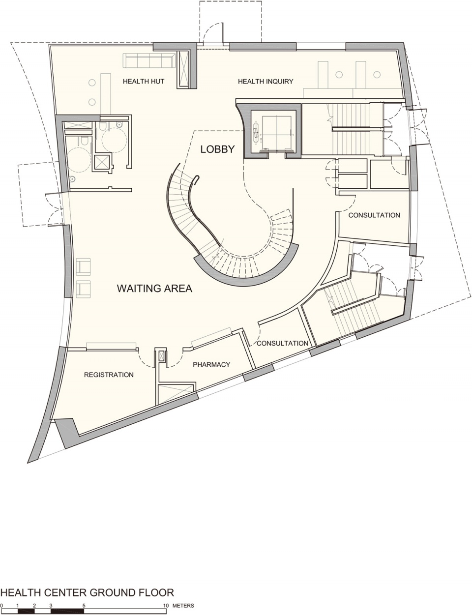 cofco cultural and health center china by steven holl architects
