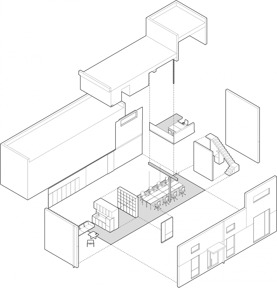 Jidijiangyi studio renovation design China by FANAF 拷贝