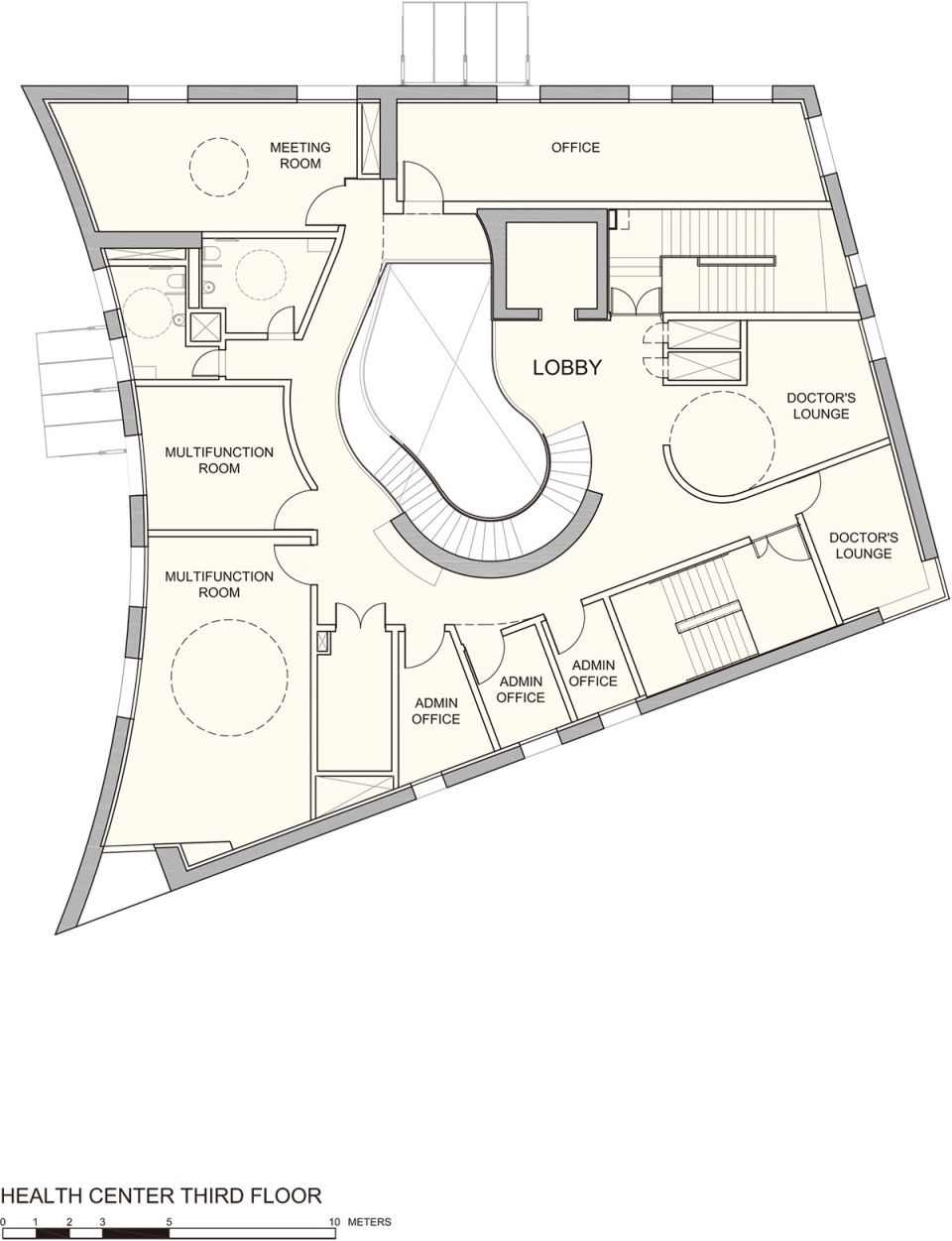 cofco cultural and health center china by steven holl architects