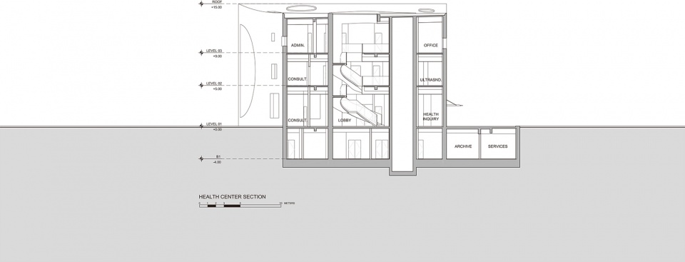 cofco cultural and health center china by steven holl architects