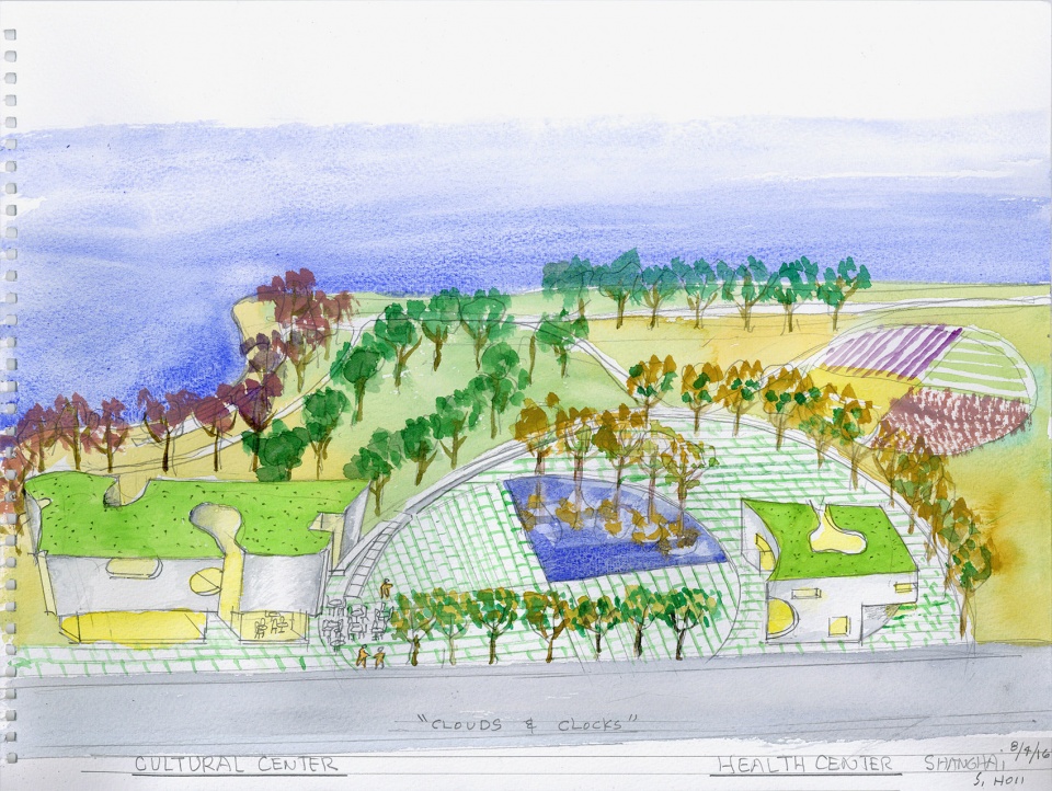 cofco cultural and health center china by steven holl architects