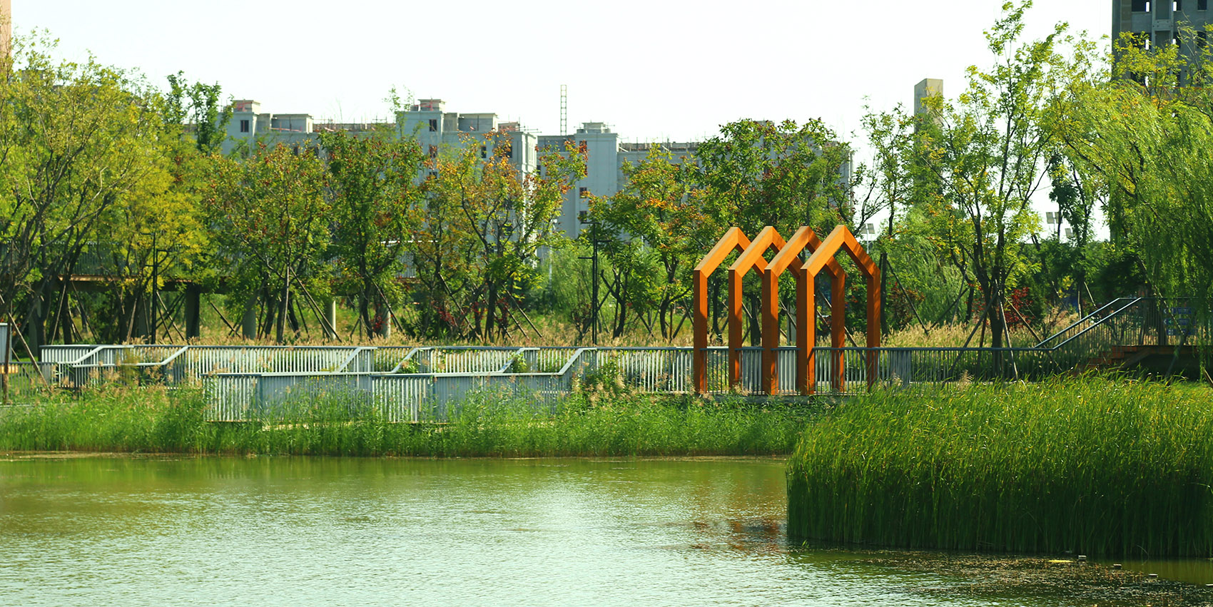 天津团泊新城东区翔宇公园景观设计北京易禾规划设计咨询有限责任公司