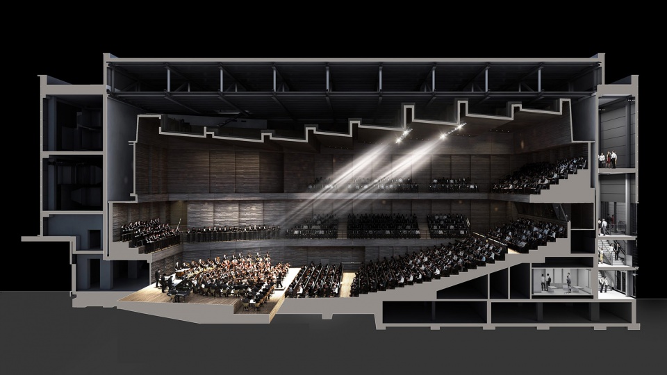 Isarphilharmonie concert hall completed in timber module construction by gmp