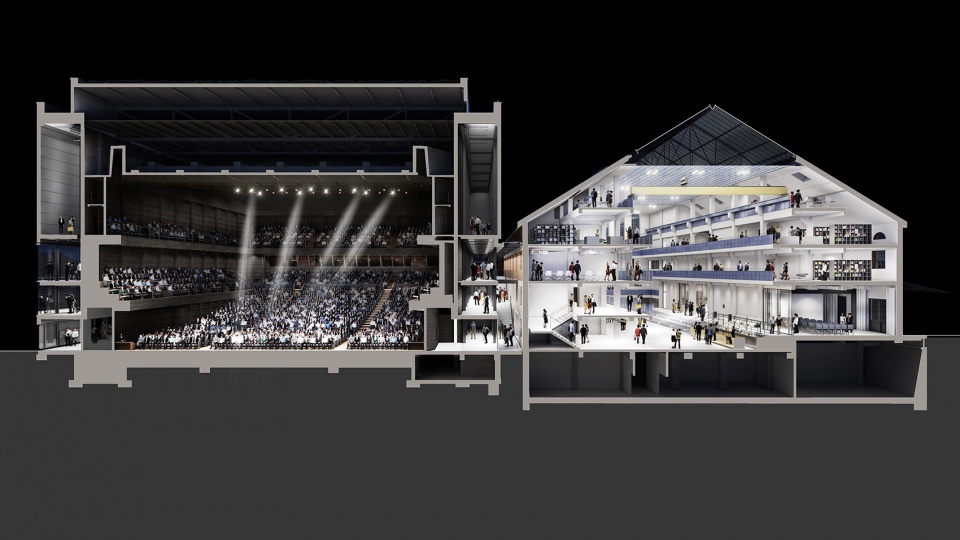 Isarphilharmonie concert hall completed in timber module construction by gmp