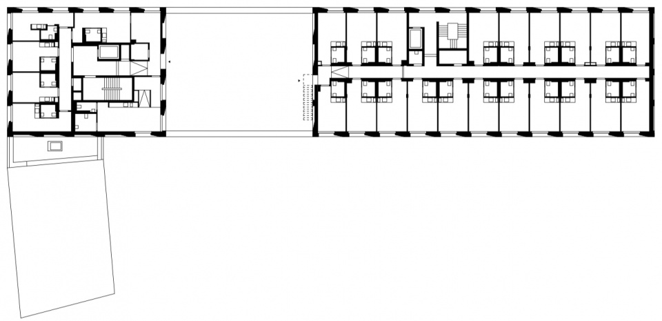 studentenwohnheim hainbase by max dudler