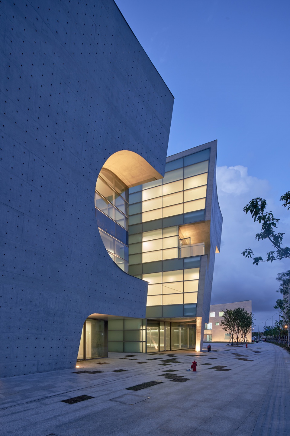 cofco cultural and health center china by steven holl architects