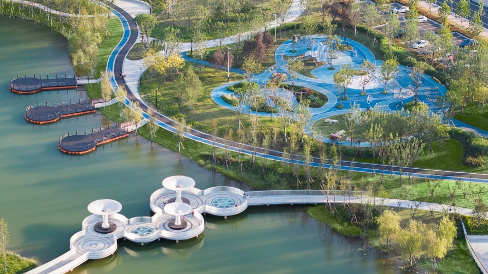 Zhoukou Wanda Furong Lake Ecological City Park China by Inter Design