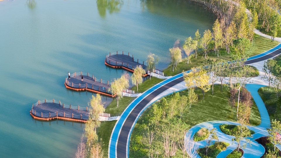 Zhoukou Wanda Furong Lake Ecological City Park China by Inter Design