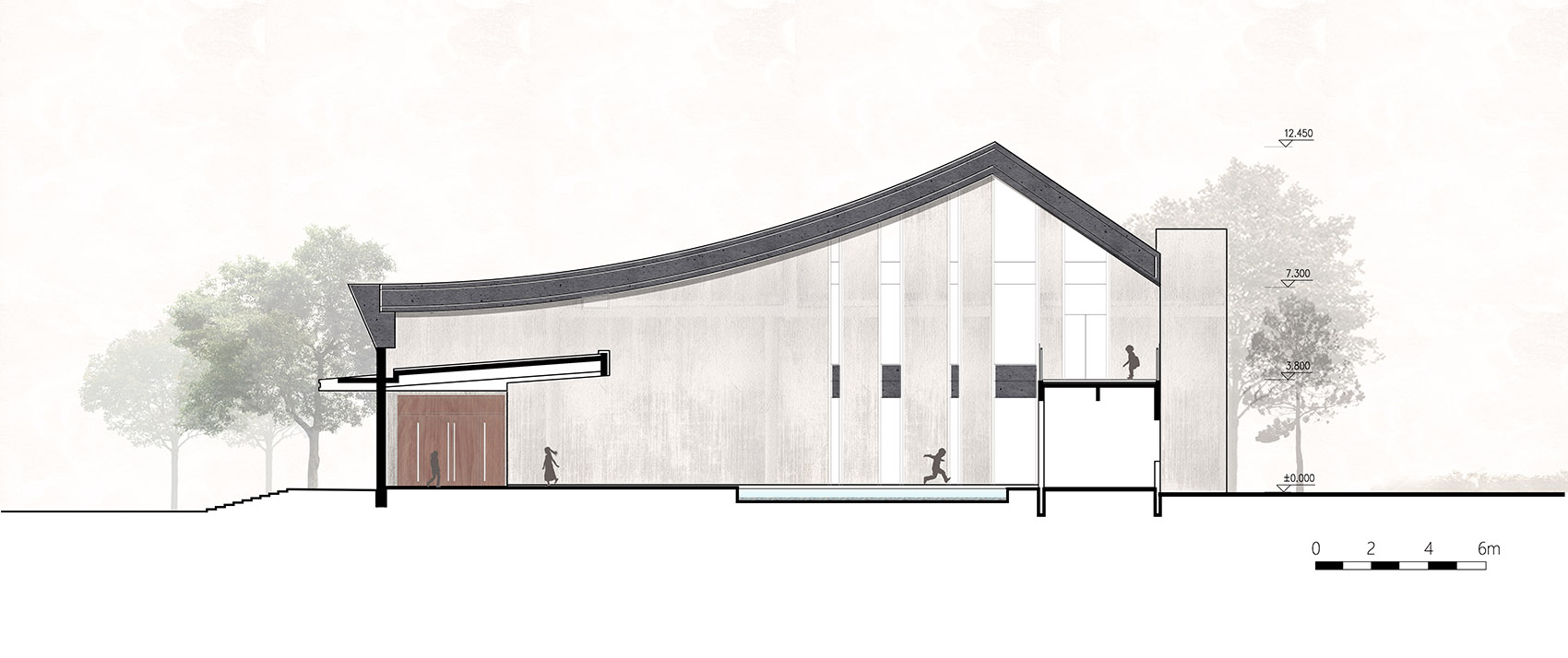Architecture Landscape Design Of Gao Zhen Che Revolutionary 