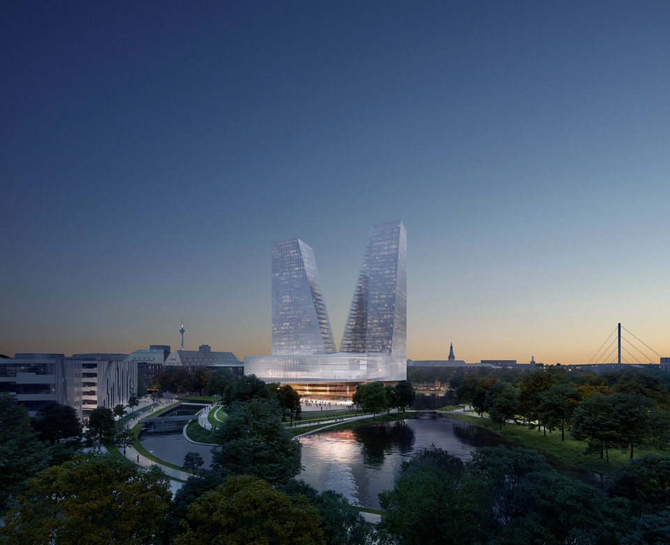 New Opera House for the City of Dusseldorf Snohetta