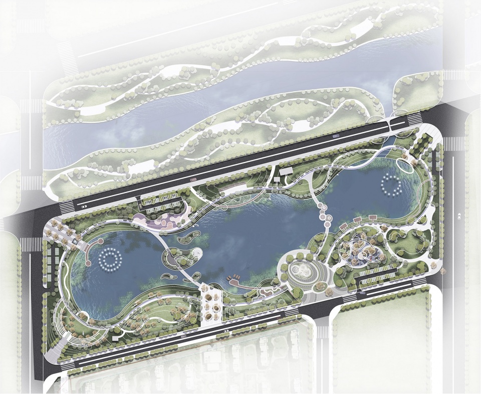 Zhoukou Wanda Furong Lake Ecological City Park China by Inter Design