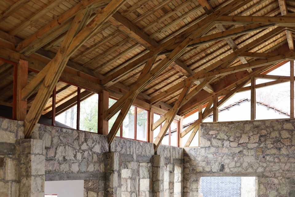 张培刚故居乡村礼堂与铜像纪念广场湖北华中科技大学谭刚毅教授工作室