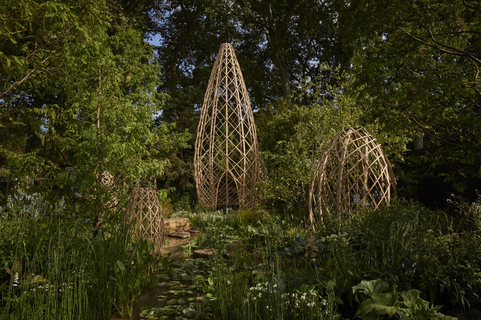 Bamboo Structures Crown 2021 Chelsea Flower Show Xylotek