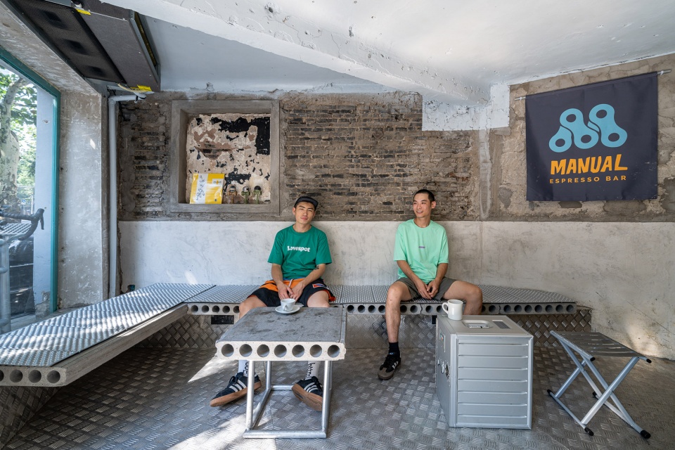 manual espresso bar shanghai by office coastline