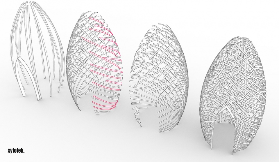 Bamboo Structures Crown 2021 Chelsea Flower Show Xylotek