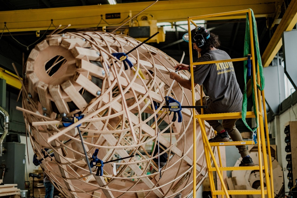 Bamboo Structures Crown 2021 Chelsea Flower Show Xylotek