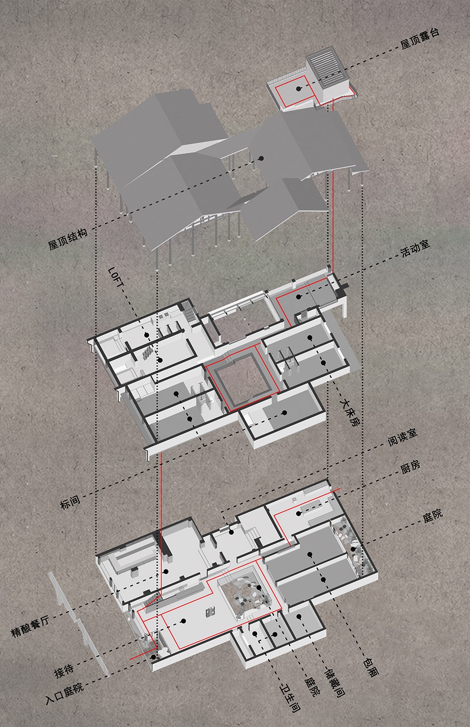 meizhuang boutique hotel china by archipoetry studio