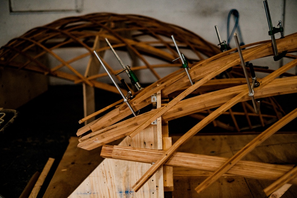 Bamboo Structures Crown 2021 Chelsea Flower Show Xylotek