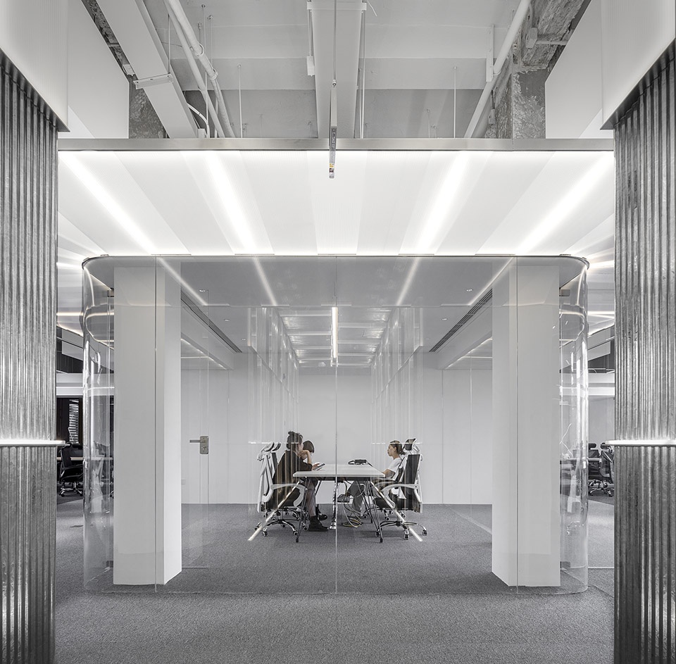 cyber white garden office space design for an advertising media firm beijing by ateliertree