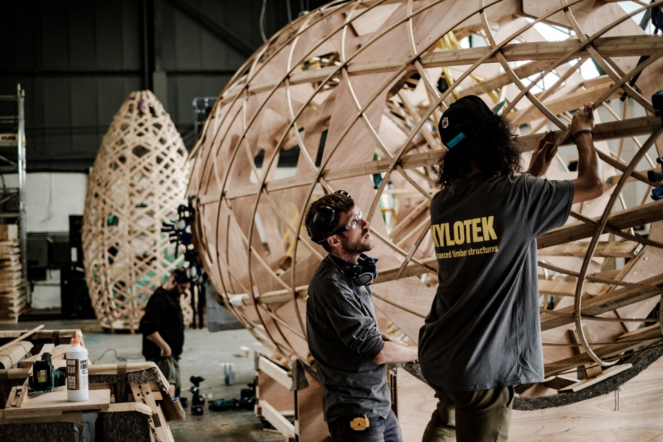Bamboo Structures Crown 2021 Chelsea Flower Show Xylotek