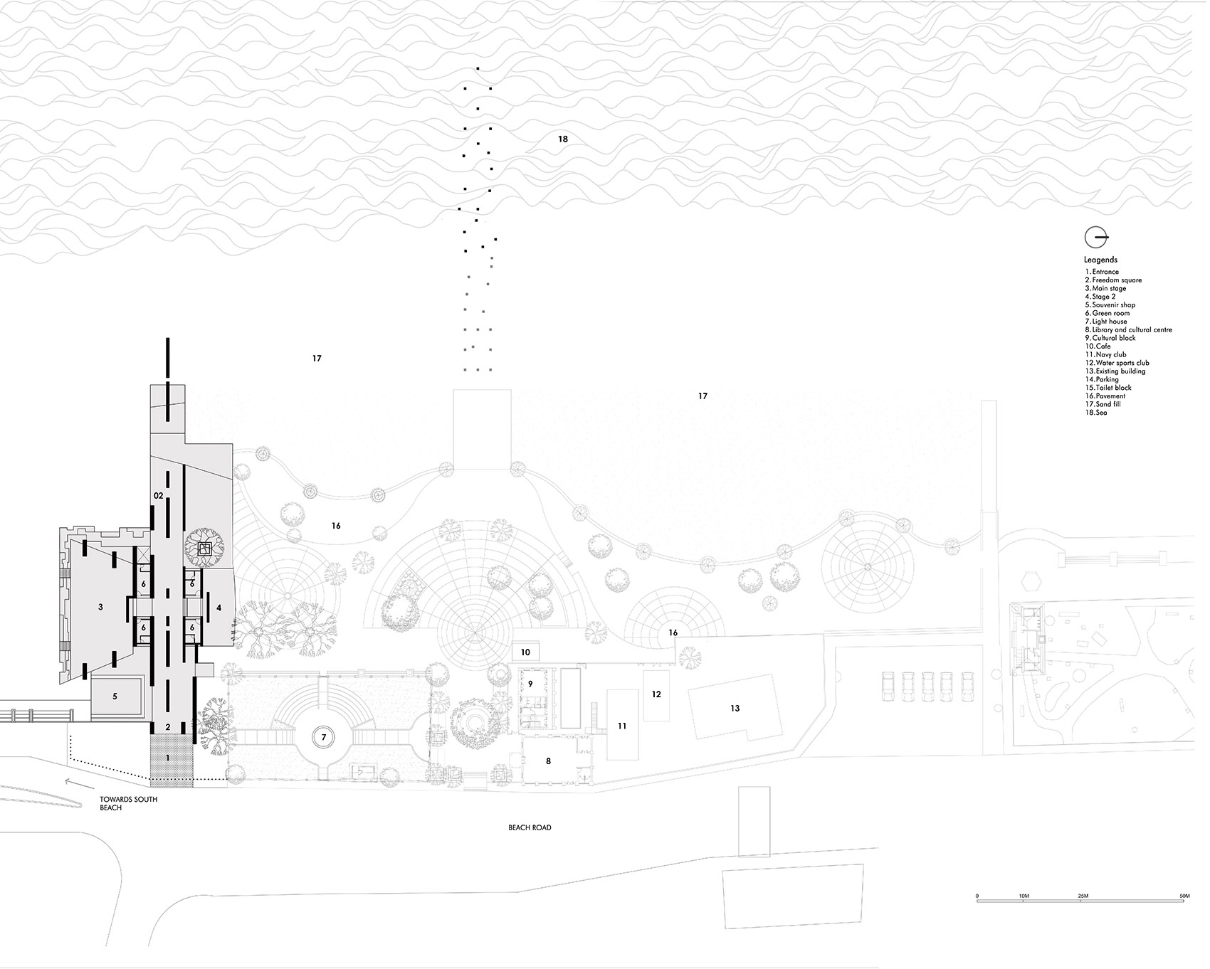 freedom square india by de earth architects