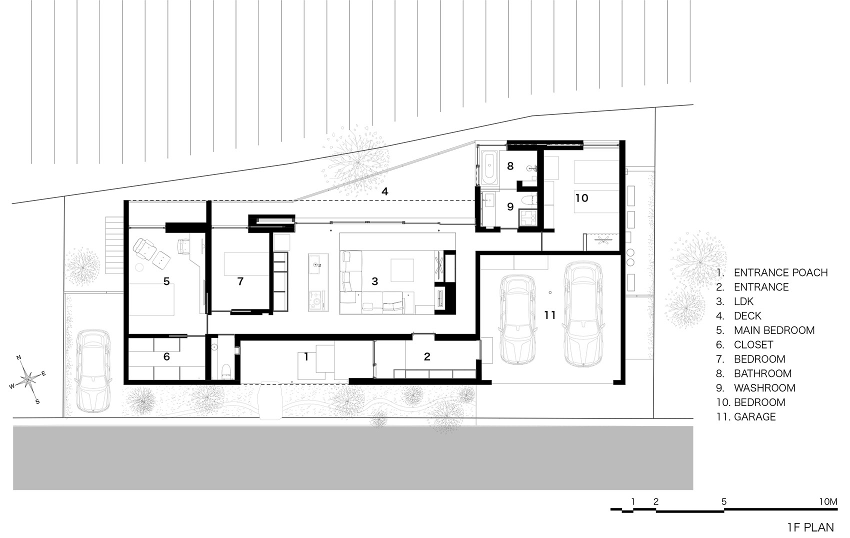 villa tsukuba japan by naoi architecture design office