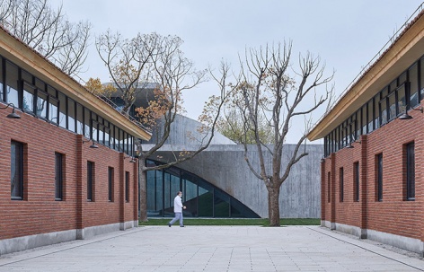 光明花博邨东风会客厅 - 小镇未来展示厅，上海 / 同济原作设计工作室