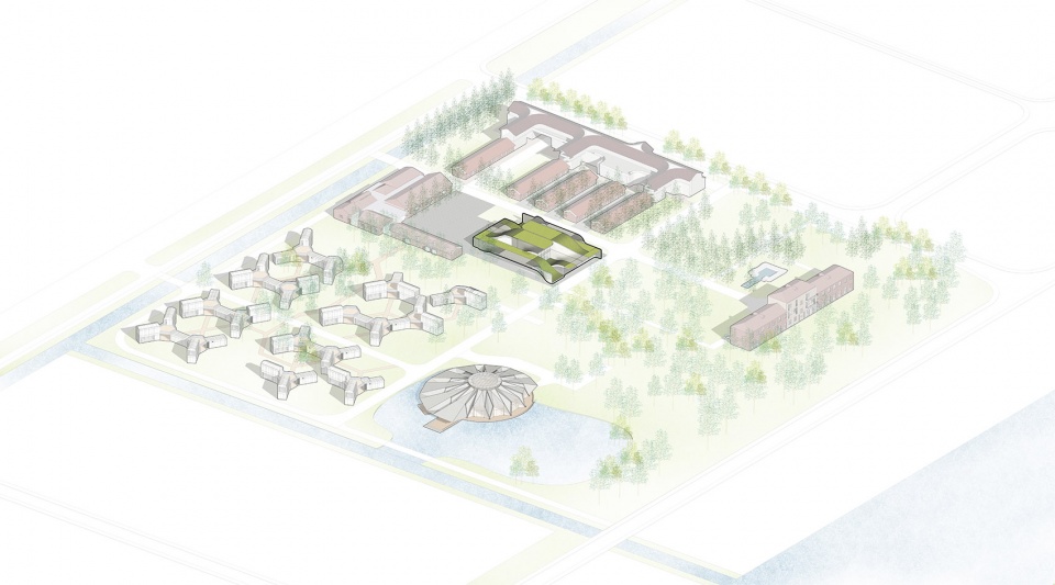 dongfeng parlor exhibition hall of the future town china by original design studiotjad