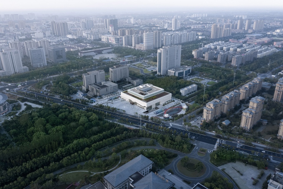 dongtai library complex renovation china by shanghai oria planning architectural design co ltd
