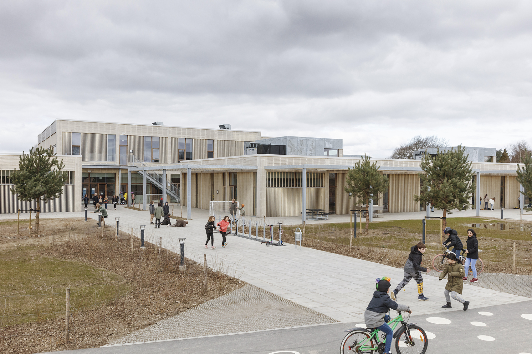 erlev school by arkitema architects