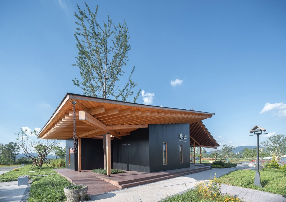 fuyang yangbei lake wetland reception center china by shulin architectural design
