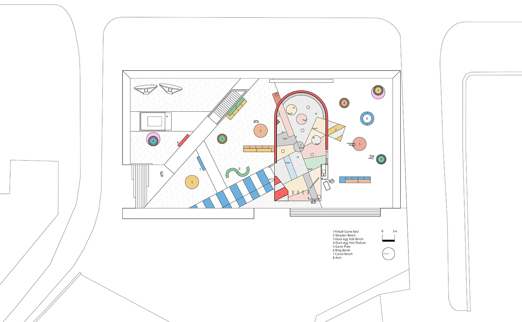 seoul urban pinball machine by studio heech