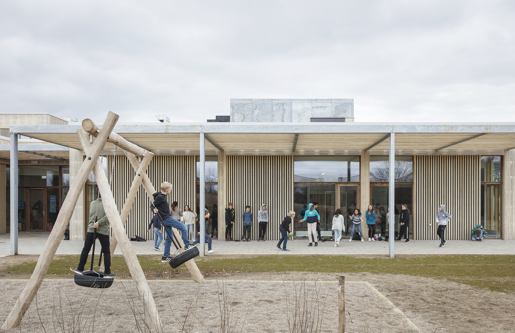 erlev school by arkitema architects