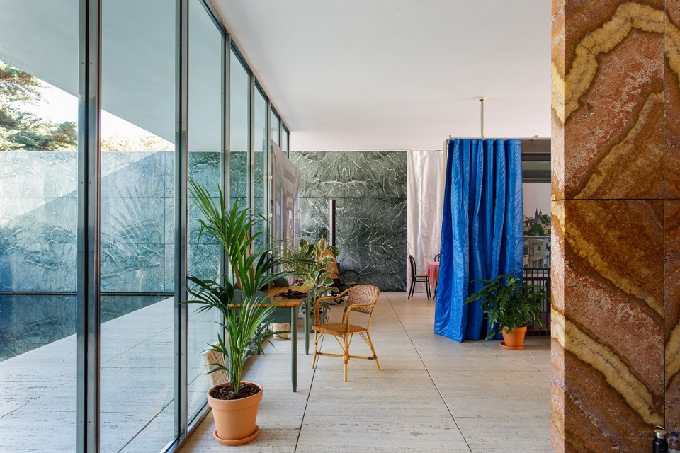 never demolish intervention at mies van der rohe pavilion