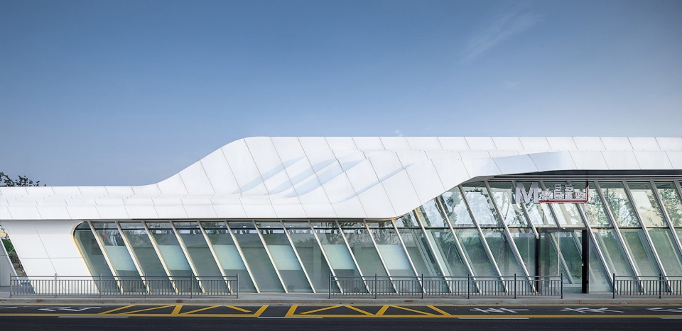 design of bus stations in zhangjiagang high speed railway new town by arts group