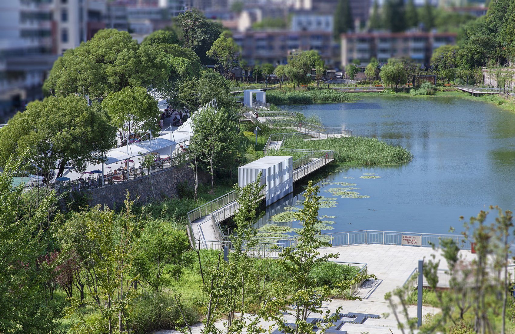 Chizhou City Moat Heritage Park Chizhou Anhui by UP S