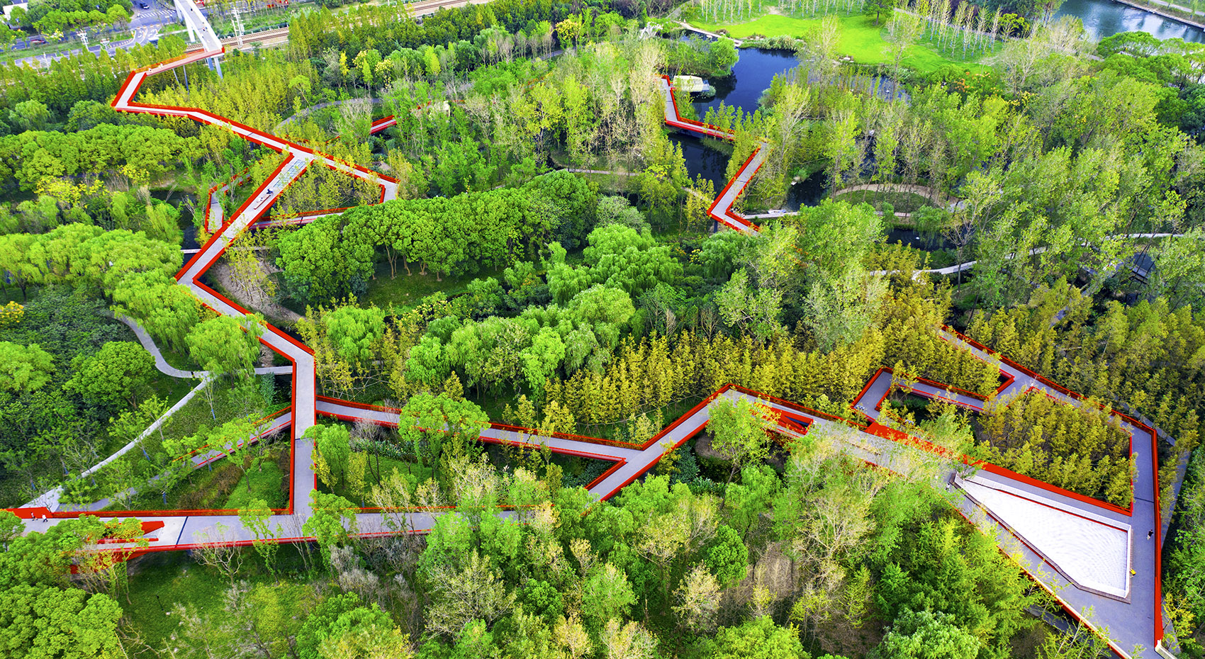 嘉兴西南湖公园浙江土人设计