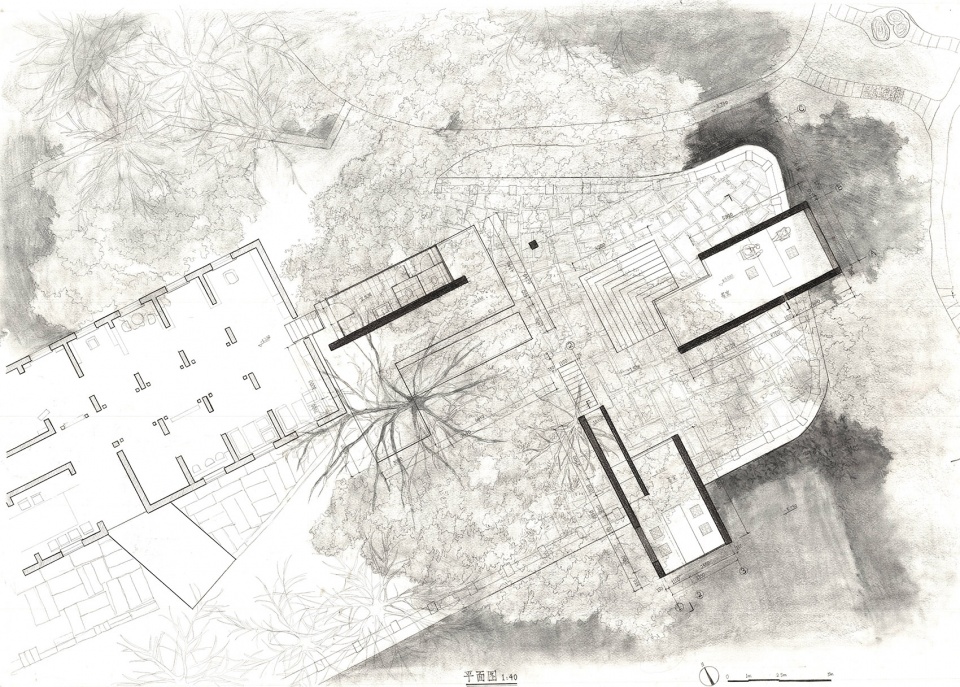 anwesenheit and spatial action by li wenxi