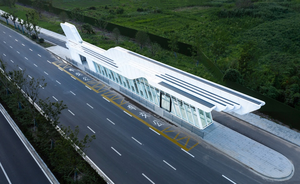 design of bus stations in zhangjiagang high speed railway new town by arts group