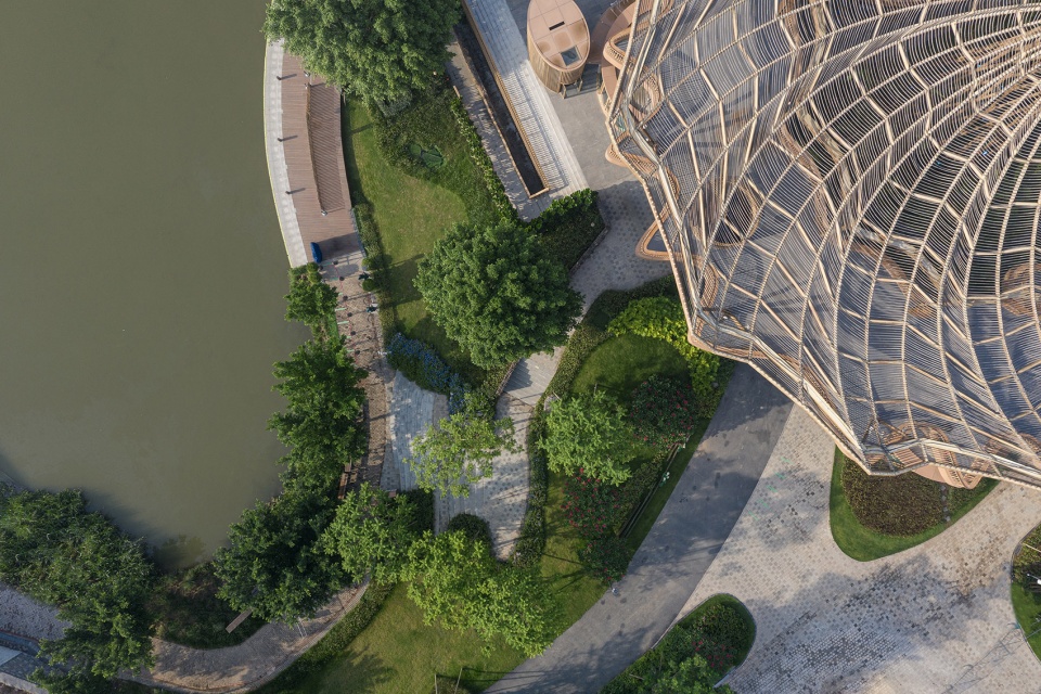 gulao water town cultural ecological tourism resort guest center china by huahui design