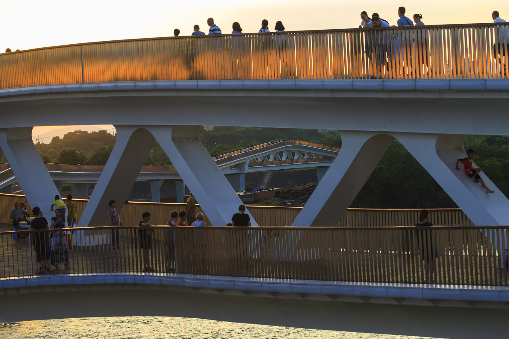 Lixian Landscape Bridge China by Turenscape