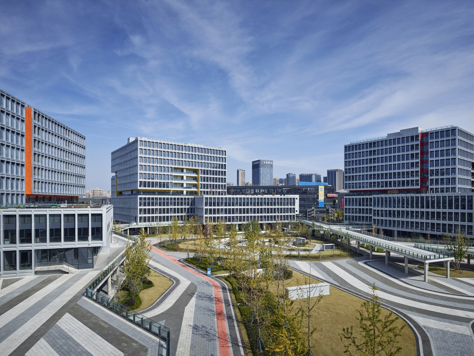 阿里巴巴杭州软件生产基地二期园区规划设计浙江省建筑设计研究院