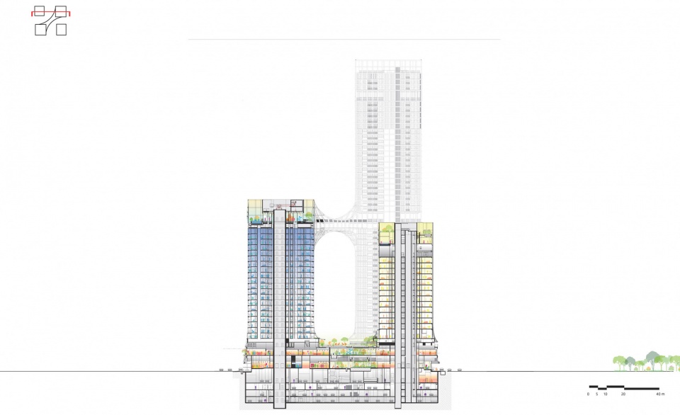 Tallest residential building along Singapore River designed by BIG