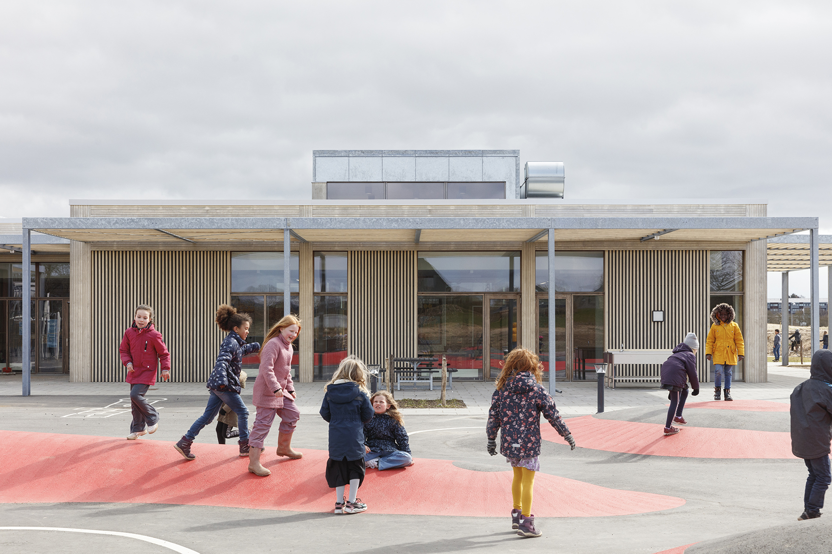 erlev school by arkitema architects