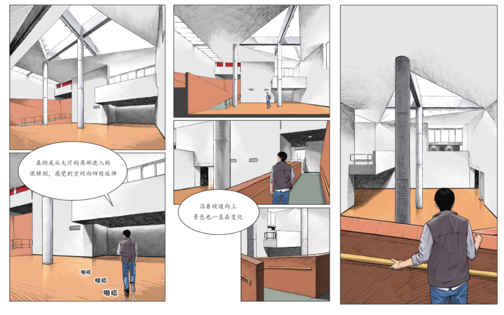 Selected projects with illustration drawings