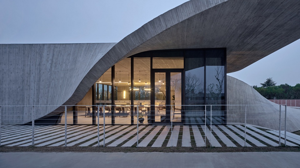 dongfeng parlor exhibition hall of the future town china by original design studiotjad