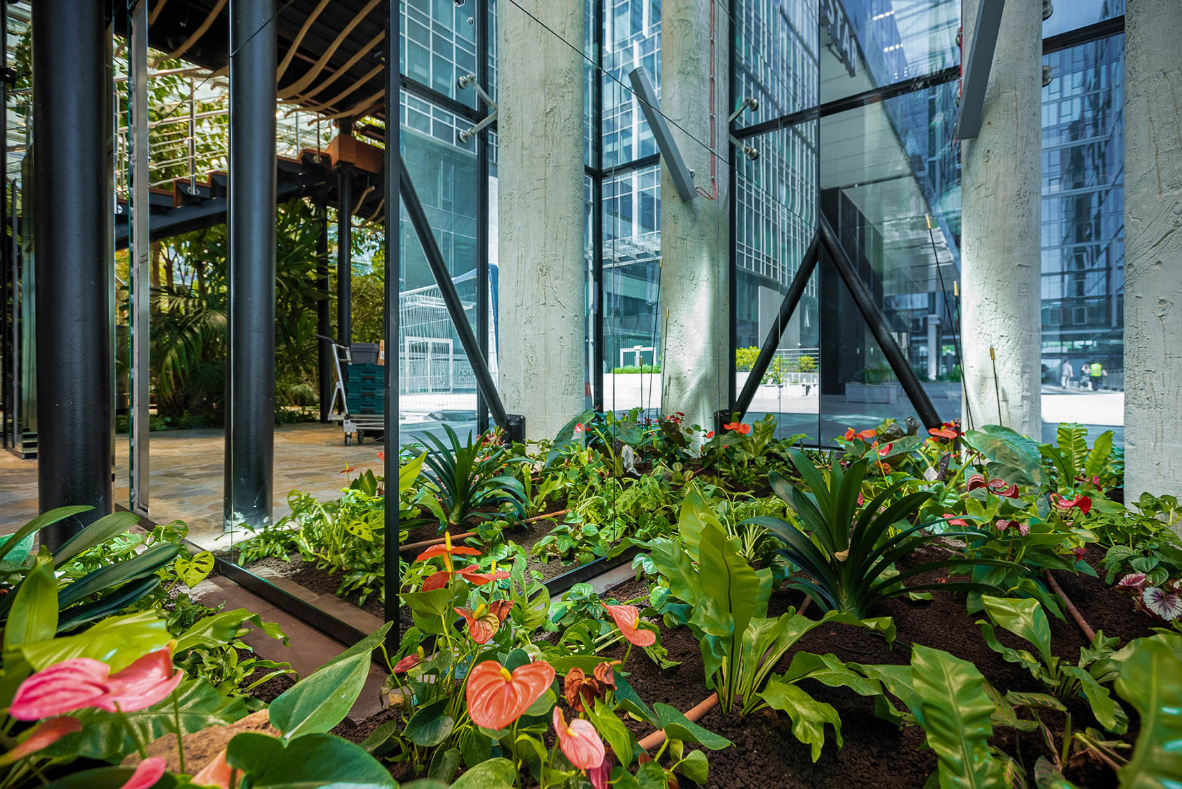 奥利维亚商务中心花园波兰malinowskidesignurbanlandscape