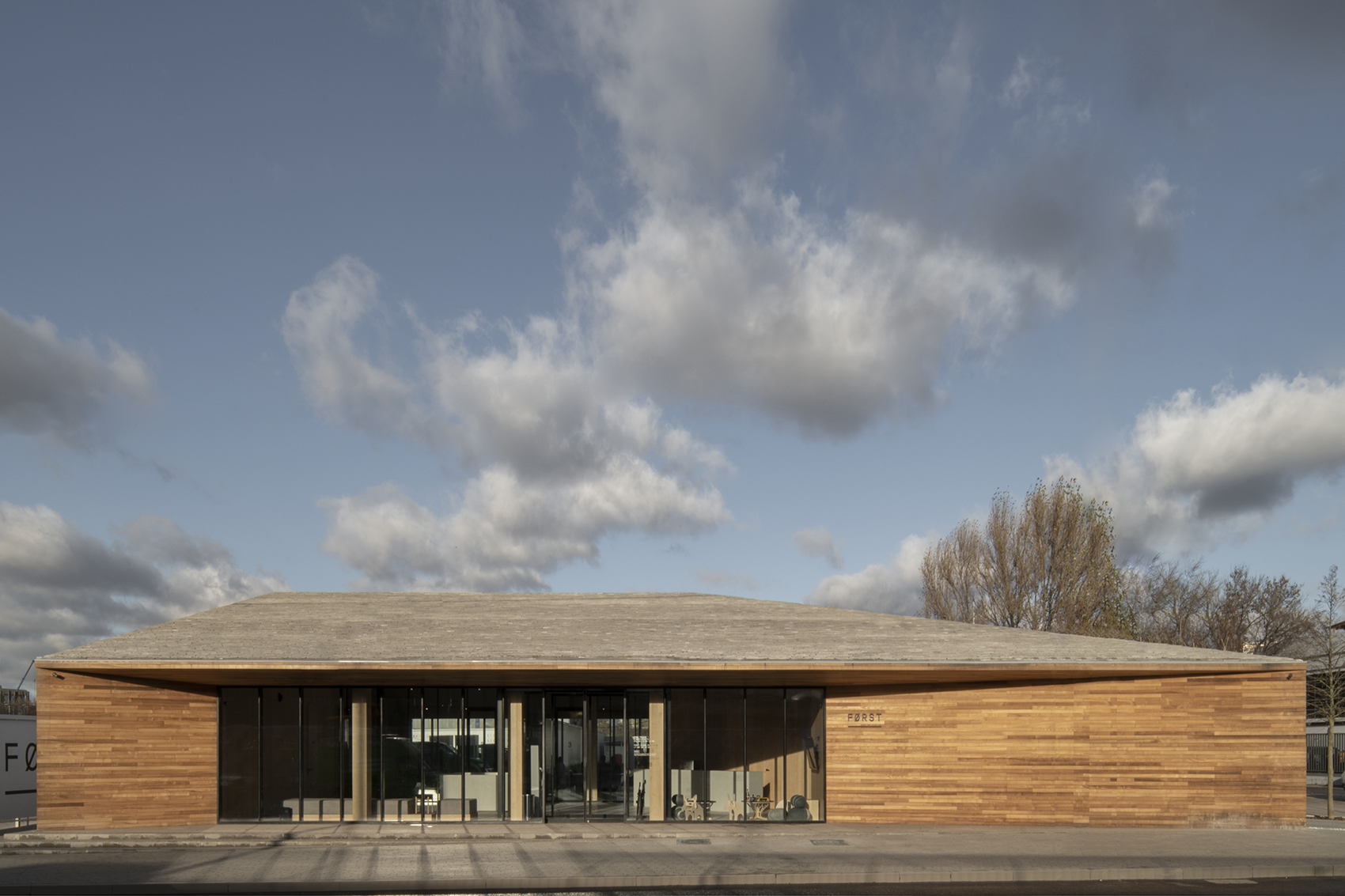 forst sales office by architectural bureau wall