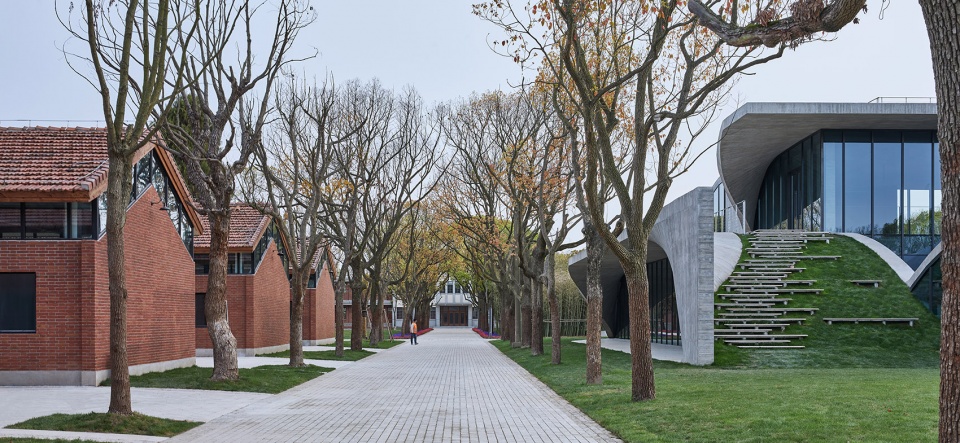 dongfeng parlor exhibition hall of the future town china by original design studiotjad